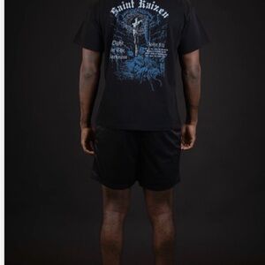 Saint Kaizen  Black Graphic T-Shirt